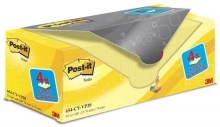 Bloček Post-it 654 76x76 mm, žlutý, 20x100 lístků