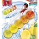 Závěs na WC Dr. Devil BiCOLOR 5ball, 35 g, Lemon fresh