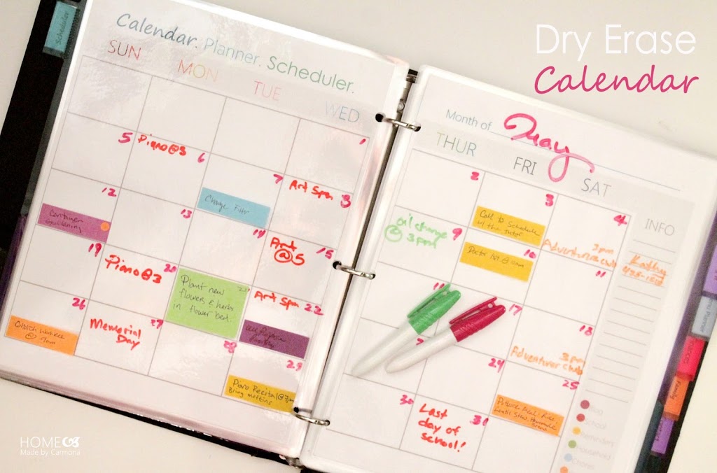 Tip pro laminování: Kalendář