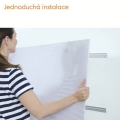 Tabule magnetická Nobo, skleněná, úhlopříčka 57" (144 cm)