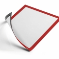 Rámeček magnetický Duraframe A4, červený, 5 ks