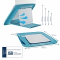 Stojan pod notebook Leitz Cosy Ergo, nastavitelný, modrý