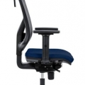 Židle kancelářská Skill 1750-SYN, hlavová opěrka, modrá