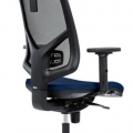 Židle kancelářská Skill 1750-SYN, hlavová opěrka, modrá