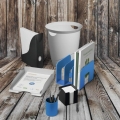 Odkladač na dokumenty Durable Eco, modrý