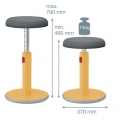 Stolička ergonomická balanční Leitz Cosy Ergo, žlutá