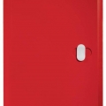 Aktovka na spisy s přihrádkami Leitz Recycle A4, PP, červená