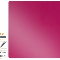 Tabule magnetická popisovací Nobo 360x360 mm, růžová