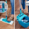 Set úklidový Leifheit PowerClean M (mop, vědro, ždímač)