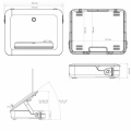 Kufřík a podložka pod notebook Fellowes Breyta, černý