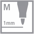 Popisovač Stabilo Pen 68, 1 mm, 18 barev