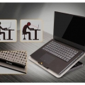 Podstavec pod notebook Yenkee YSN 150 NB, chladící, šedý