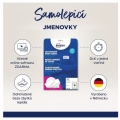 Jmenovka samolepicí Avery L4785, 80x50 mm, bílá, 20 listů