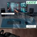 Podložka na stůl Leitz XL 100 x 40 cm, sametová šedá
