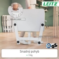 Stůl Leitz Ergo 65 x 46 cm, výškově stavitelný, skládací