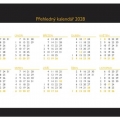 Kalendář stolní, Daňový přehledový 2027