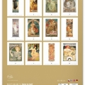 Kalendář nástěnný, Alfons Mucha 2027