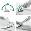 Pořadač pákový Leitz WOW 180 stupňů A4 52 mm, růžový