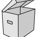 Krabice archivní Emba UB1 (1 H/H) 330x300x240 mm
