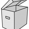 Krabice archivní Emba UB2 (2 H/H) 330x300x295 mm