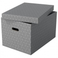 Box úložný Esselte Home, velikost L, šedý, 3 ks