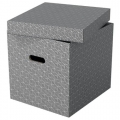 Box úložný Esselte Home, krychlový, šedý, 3 ks