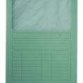 Desky odkládací Leitz s okénkem, světle zelené
