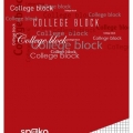 Blok College A4, boční spirála, čtverečkovaný, 80 listů
