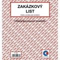 Tiskopis Zakázkový list, A5, samopropisovací
