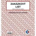 Tiskopis Zakázkový list, A5, samopropisovací