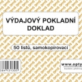 Tiskopis Výdajový pokladní doklad, A6, jednoduchý, OPTYS