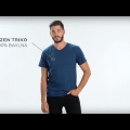 Video: Triko pánské CityZen, krátký rukáv, kulatý výstřih, modré, M