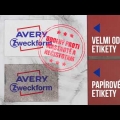 Video: Etikety odolné Avery L4773-20, 63,5x33,9 mm, bílé, 20 listů