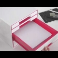 Video: Box zásuvkový Leitz WOW, 4 zásuvky, růžový