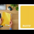 Video: Obal zakládací Leitz Cosy A4 L, PP, třídící, šedý, 3 ks