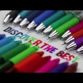 Video: Pero kuličkové PENTEL EnerGel BL77, černé