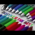 Video: Pero gelové Pentel EnerGel BL417, modré