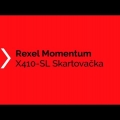 Video: Stroj skartovací REXEL Momentum X410-SL Slimline (4 x 28 mm)