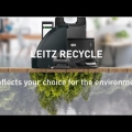Video: Aktovka na spisy s přihrádkami Leitz Recycle A4, PP, zelená
