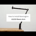 Video: Držák zařízení Kensington A1020 na hranu stolu, kloubový