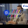 Video: Pero kuličkové Pilot Super Grip modré