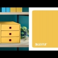 Video: Box zásuvkový Leitz Click-N-Store Cosy, 3 zásuvky, šedý