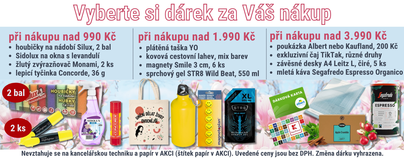 Dárky k objednávce 