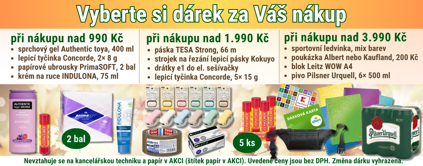 Dárky k objednávce 