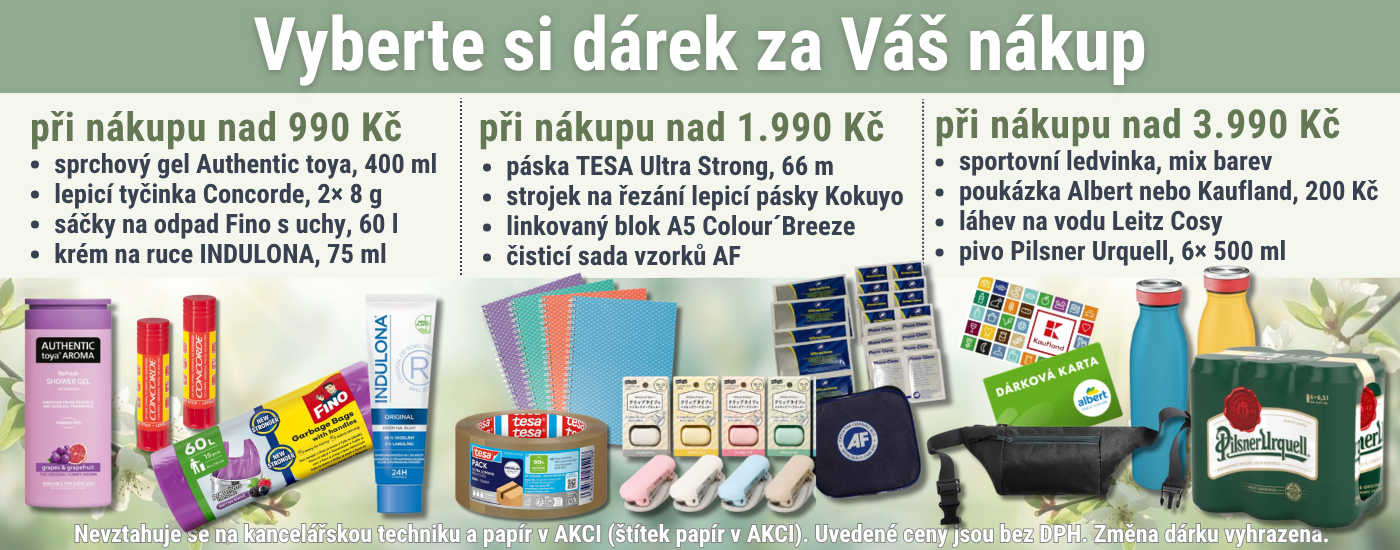Dárky k objednávce 