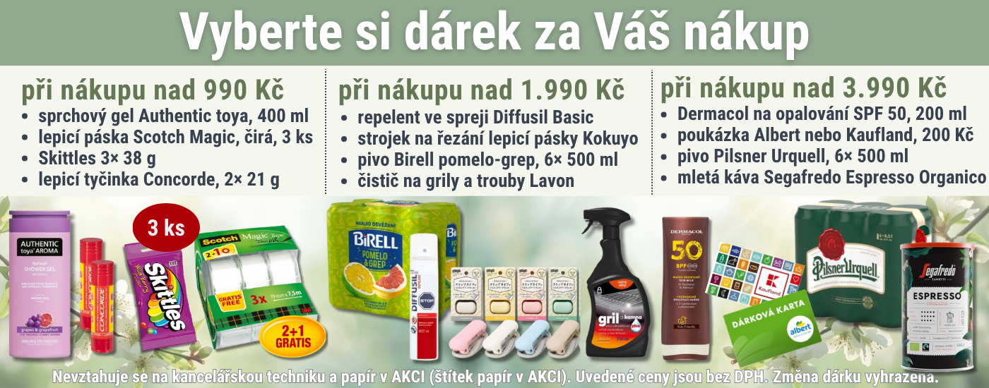 Dárky k objednávce 