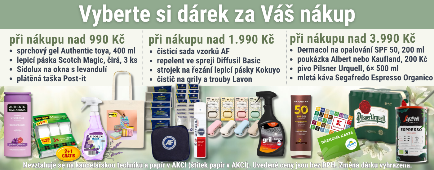 Dárky k objednávce 