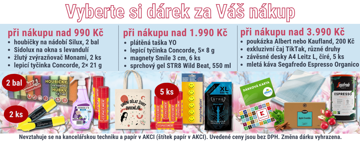 Dárky k objednávce 