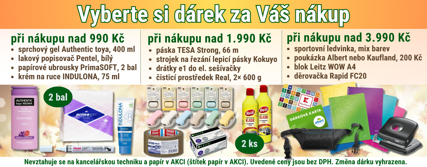 Dárky k objednávce 