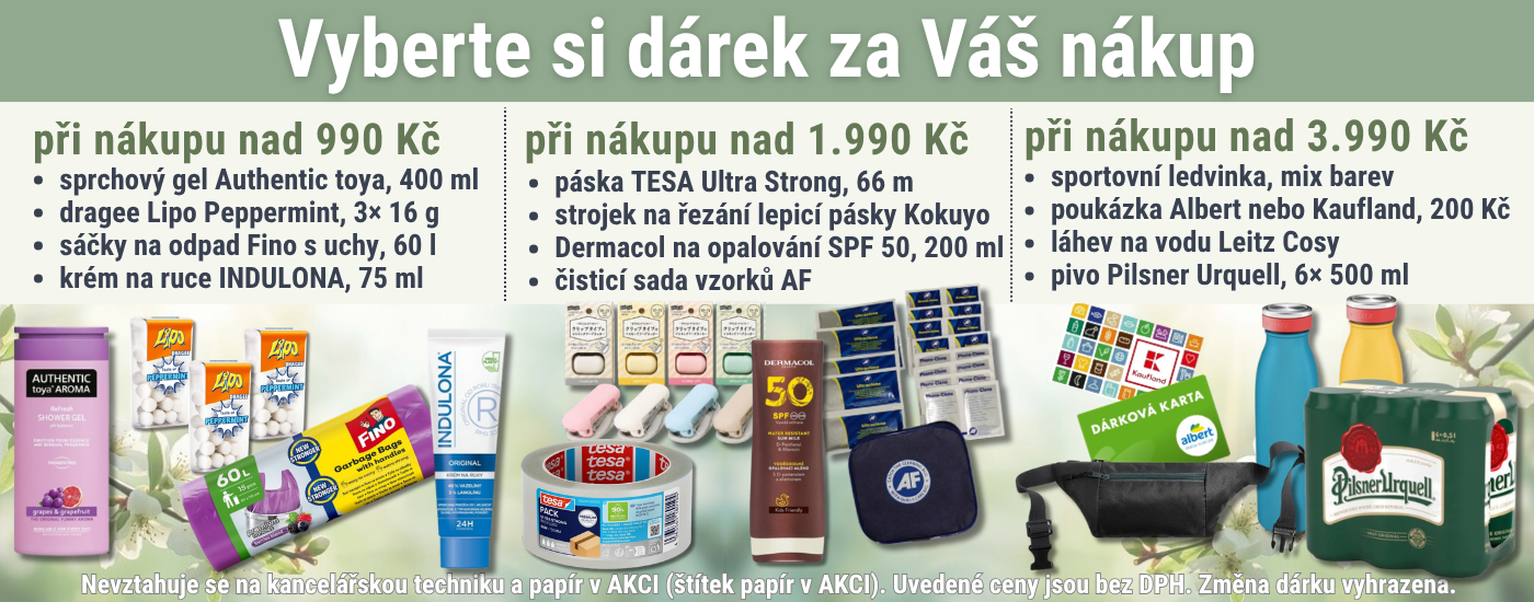 Dárky k objednávce 